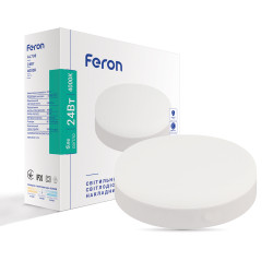 Світлодіодний накладний світильник Feron AL708 24Вт 4000K білий