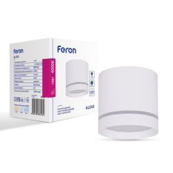 Светодиодный накладной светильник Feron AL543 10Вт 4000K белый