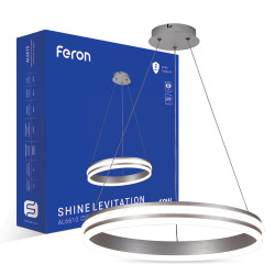 Светодиодная люстра Feron AL6610 SHINE LEVITATION 50Вт 4000K серебро