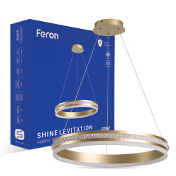 Светодиодная люстра Feron AL6610 SHINE LEVITATION 50Вт 4000K золото