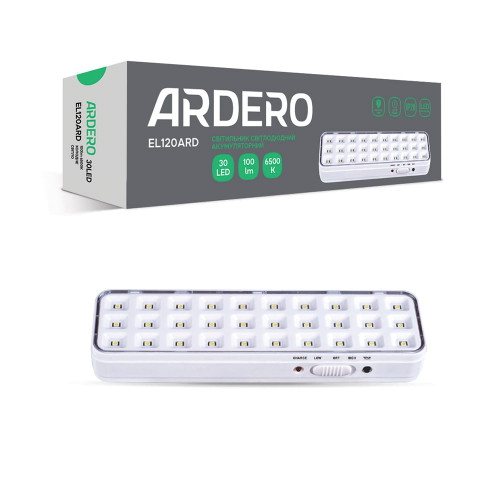 Аккумуляторный светильник Ardero EL120ARD 2Вт 6500K