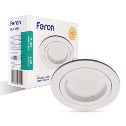 Встроенный светильник Feron DL6310 под лампу белый