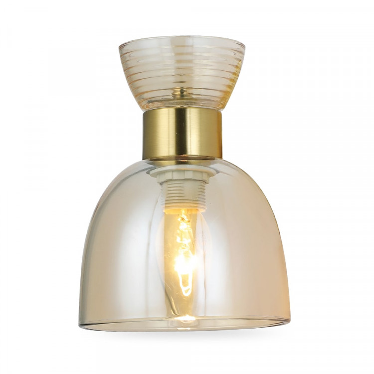 Стеклянный плафон янтарь для моделей Ardero BL1230-2, BL1250-2, BL1210-2 MARSEILLE