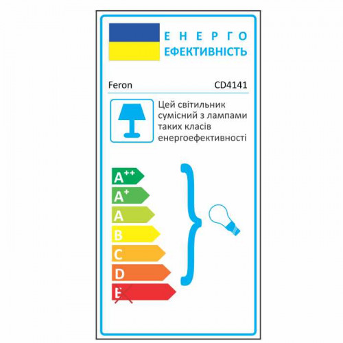 Встроенный светильник Feron CD4141 под лампу прозрачный хром