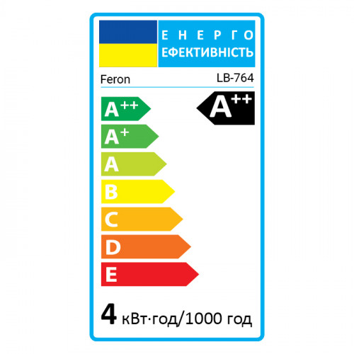 Светодиодная лампа Feron Filament LB-764 4Вт E27 2700K EDISON ST64 золото