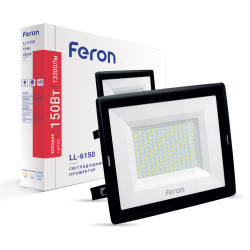 Светодиодный прожектор Feron LL-6150 150Вт 6400K черный