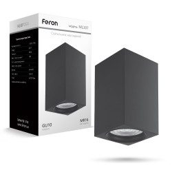 Накладной светильник Feron ML307 под лампу черный
