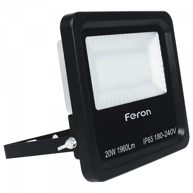 Светодиодный прожектор Feron LL-620 20Вт 6400K черный