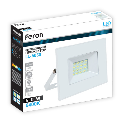 Светодиодный прожектор Feron LL-6050 50Вт 6400K белый