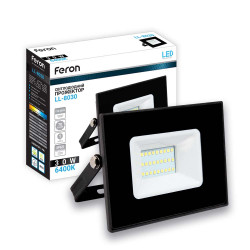 Светодиодный прожектор Feron LL-8030 20Вт 6400K черный