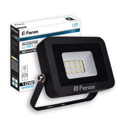 Светодиодный прожектор Feron LL-851 10Вт 6400K черный