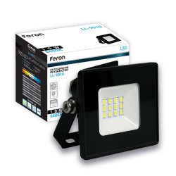 Светодиодный прожектор Feron LL-9010 10Вт 6400K черный