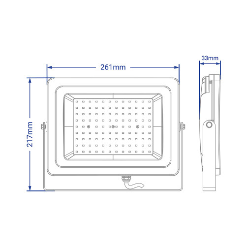 Светодиодный прожектор Feron LL-922 100Вт 6400K черный