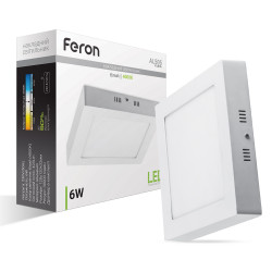 Світлодіодний накладний світильник Feron AL505 6Вт 4000K білий