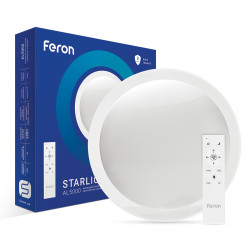 Світлодіодний світильник Feron AL5000 STARLIGHT 36Вт з RGB білий