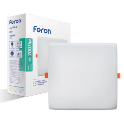 Світлодіодний вбудований світильник Feron AL704-S 7Вт 4000K білий