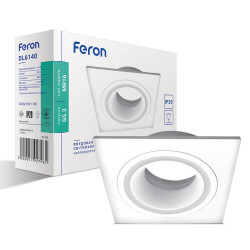 Встроенный светильник Feron DL6140 под лампу белый