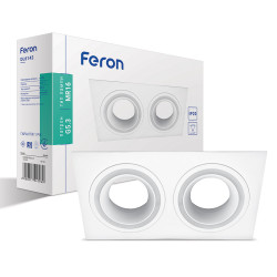 Встроенный светильник Feron DL6142 под лампу белый