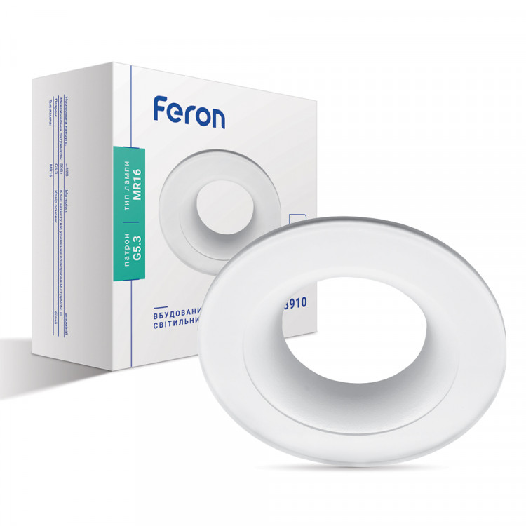 Встроенный светильник Feron DL8910 под лампу белый