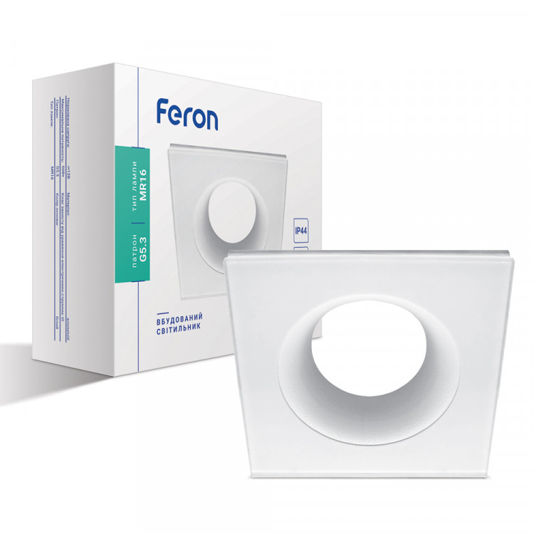 Встроенный светильник Feron DL8920 под лампу белый