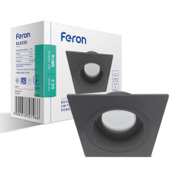 Встроенный поворотный светильник Feron DL8350 под лампу черный