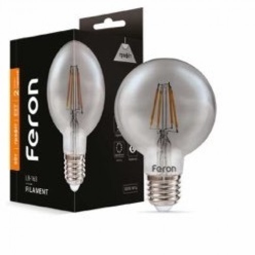Светодиодная лампа Feron Filament LB-163 6Вт E27 2700K графит