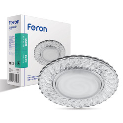 Встроенный светильник Feron CD4021 под лампу с подсветкой
