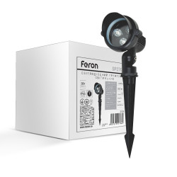 Ґрунтовий світлодіодний світильник Feron SP2704 3Вт 2700K чорний