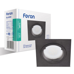 Встроенный светильник Feron DL6300 под лампу черный