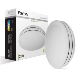 Світлодіодний накладний світильник Feron AL555 20Вт 4000K білий