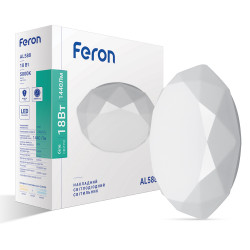 Светодиодный накладной светильник Feron AL588 18Вт 5000K белый