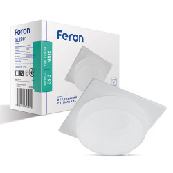 Встроенный светильник Feron DL2901 под лампу белый