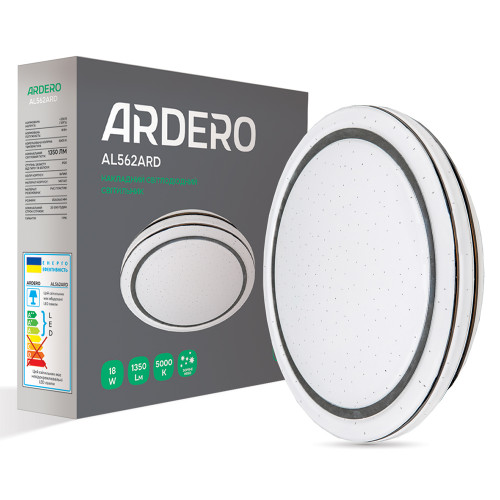 Світлодіодний накладний світильник Ardero AL562ARD 18Вт 5000K зоряне небо