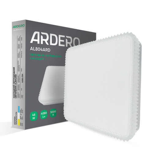 Світлодіодний накладний світильник Ardero AL804ARD 48Вт 5000K білий