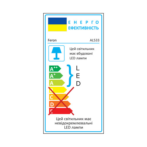 Світлодіодний накладний світильник Feron AL533 14Вт 6500K білий