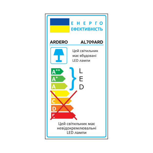 Світлодіодний накладний світильник Ardero AL709ARD 32Вт 5000K білий
