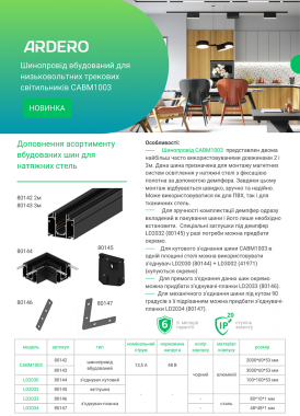 Ardero CABM1003