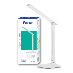 Светодиодный настольный светильник Feron DE1725 9Вт 6500K белый